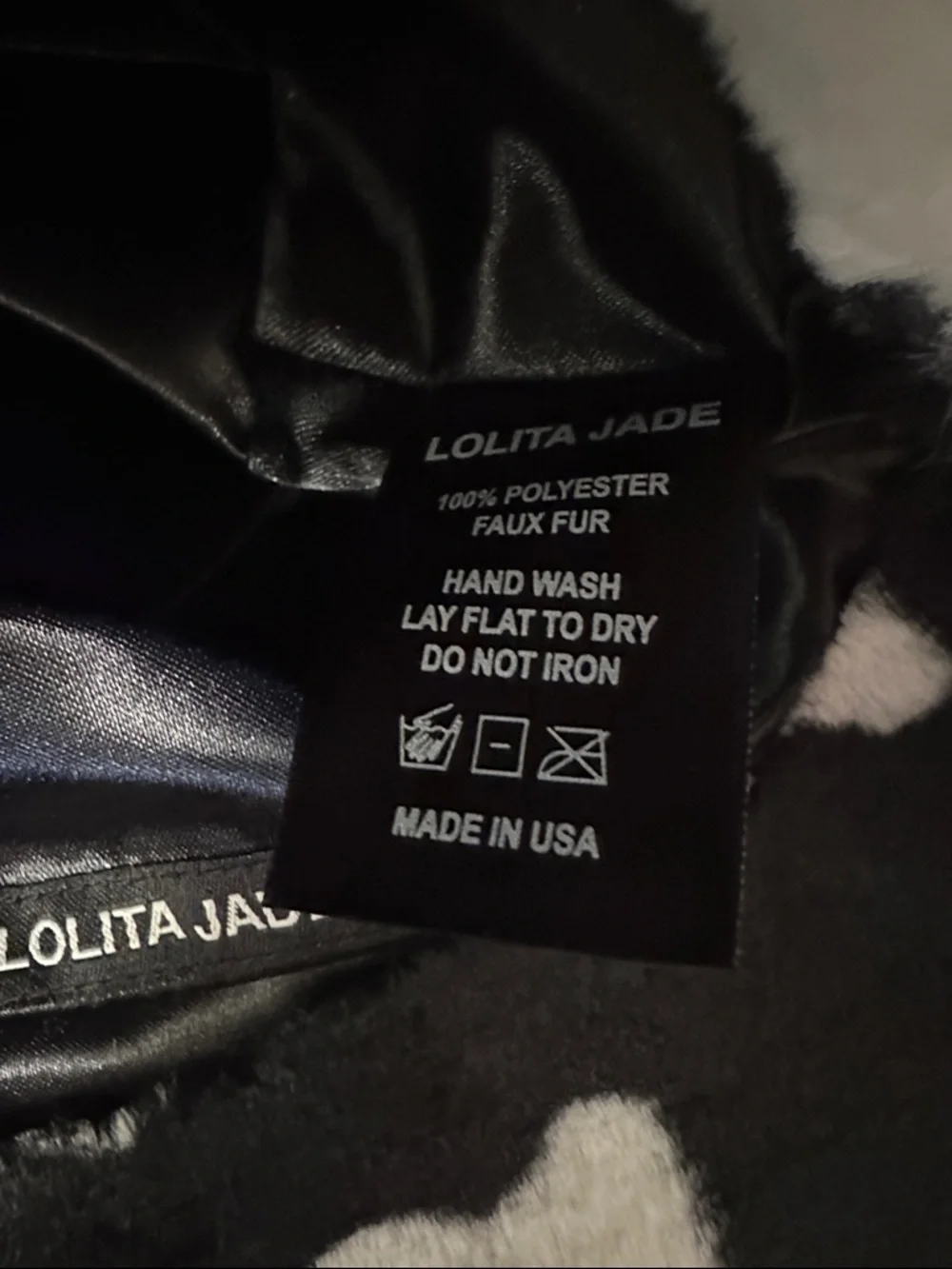 NEW Lolita Jade Faux Fur Floral Bucket Hat
